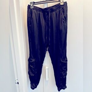 Johnny Was Black Cargo Joggers-Size S